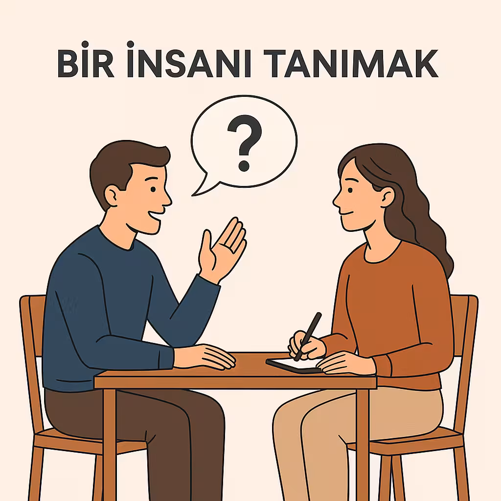 Bir insanı tanımak için